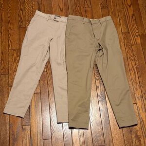 2 Bundle Banana Republic NWOT Slim Chinos Rapid Movement + Grayson Tapered 28 W